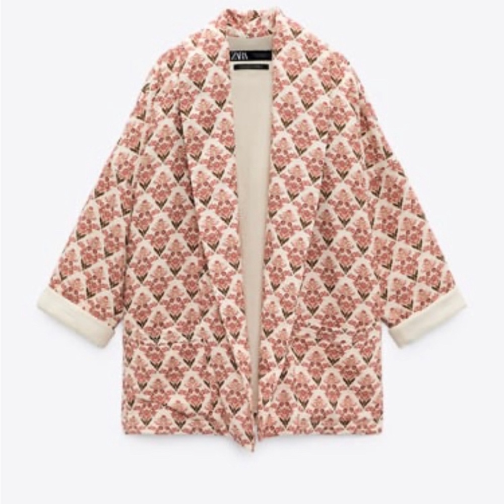 Zara Print Puffer Jacket